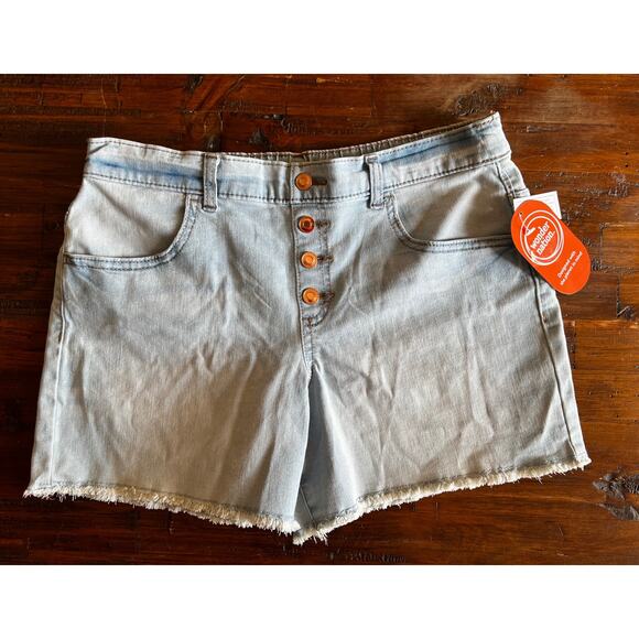 NWT Wonder nation Girls Denim Shorts Size 14-16 - Picture 1 of 3